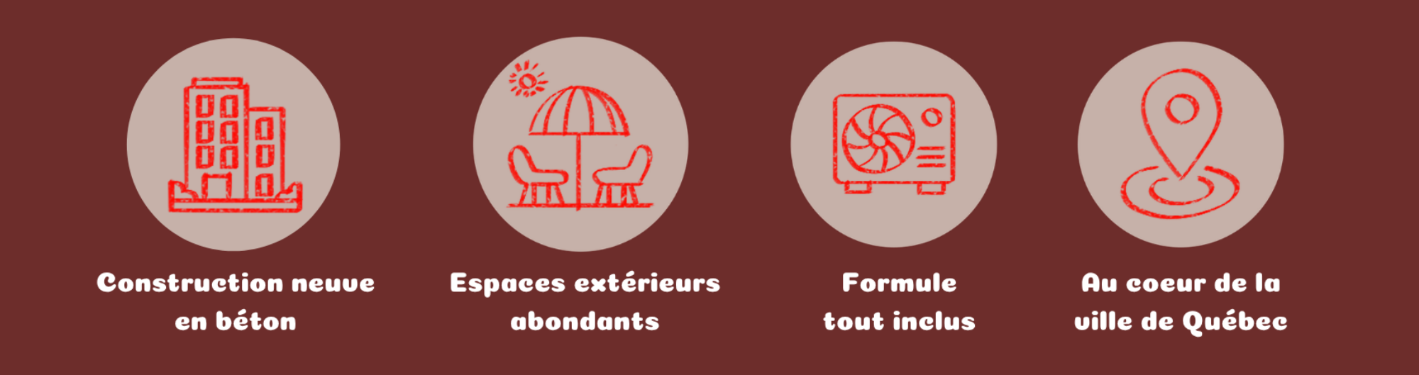 4 bulles blanc